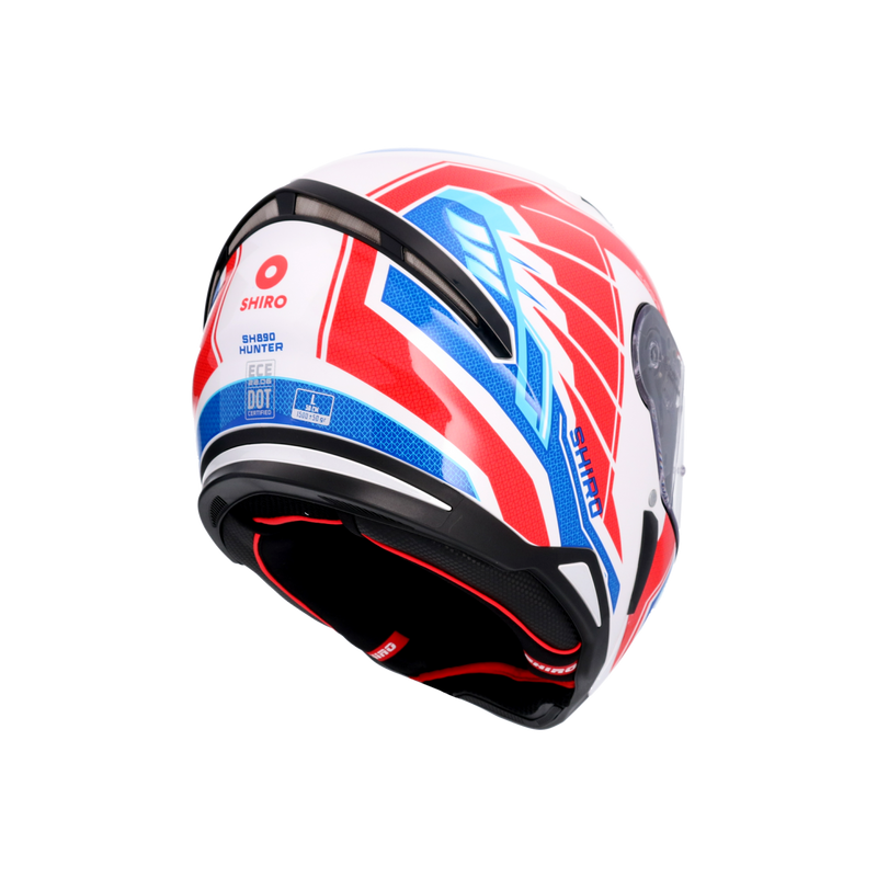 CASCO SHIRO HUNTER EDGE BLUE/RED