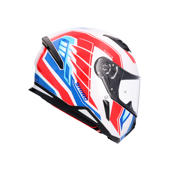 CASCO SHIRO HUNTER EDGE BLUE/RED