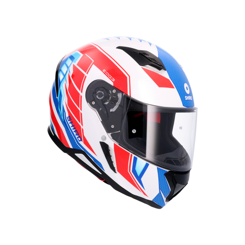 CASCO SHIRO HUNTER EDGE BLUE/RED