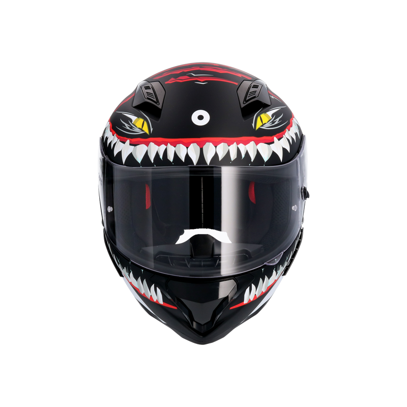 CASCO SHIRO HUNTER SHARK BLACK