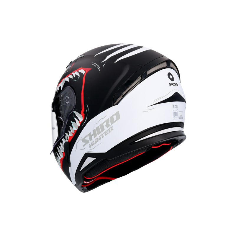 CASCO SHIRO HUNTER SHARK BLACK
