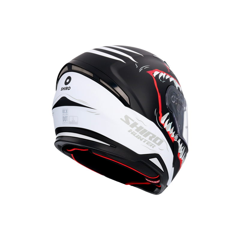CASCO SHIRO HUNTER SHARK BLACK