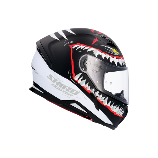 CASCO SHIRO HUNTER SHARK BLACK