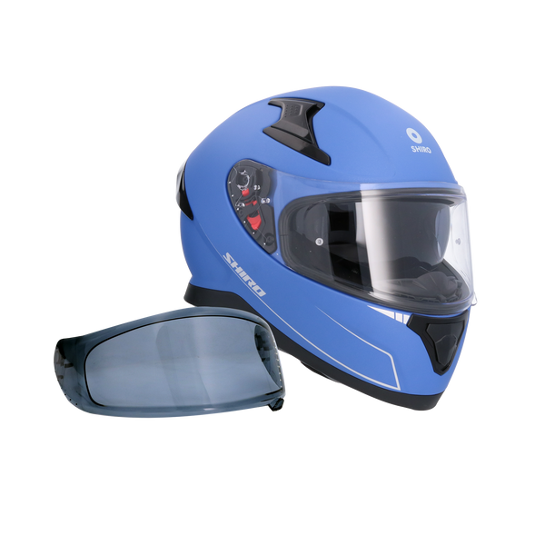 CASCO SHIRO KATANA METALLIC MATT BLUE