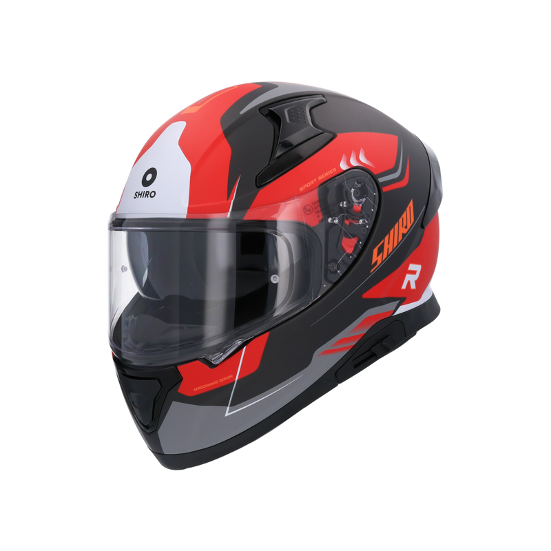 CASCO SHIRO KATANA ORBE METALLIC RED