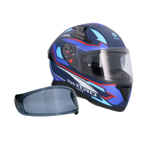 CASCO SHIRO KATANA SHARP METALLIC MATT BLUE