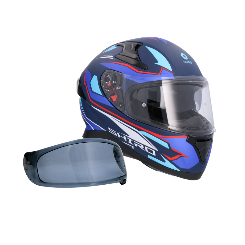 CASCO SHIRO KATANA SHARP METALLIC MATT BLUE