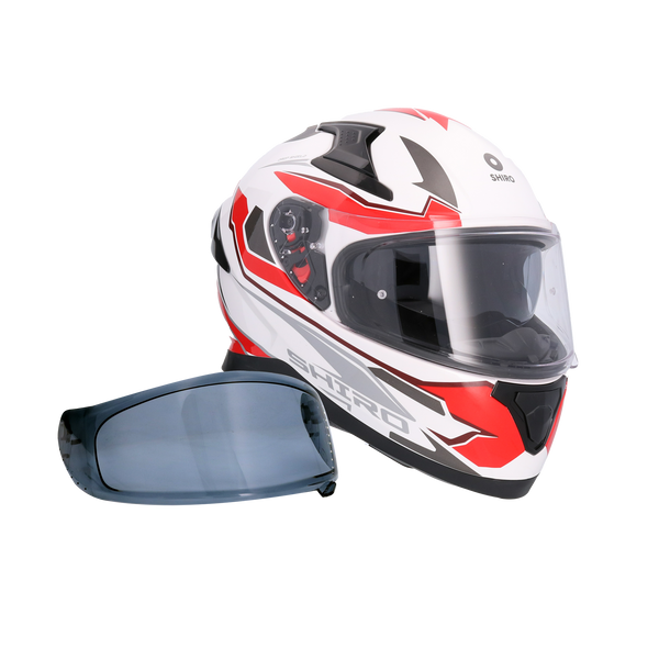 CASCO SHIRO KATANA SHARP METALLIC RED