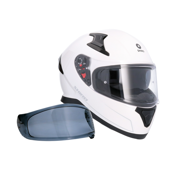 CASCO SHIRO KATANA WHITE PEARL