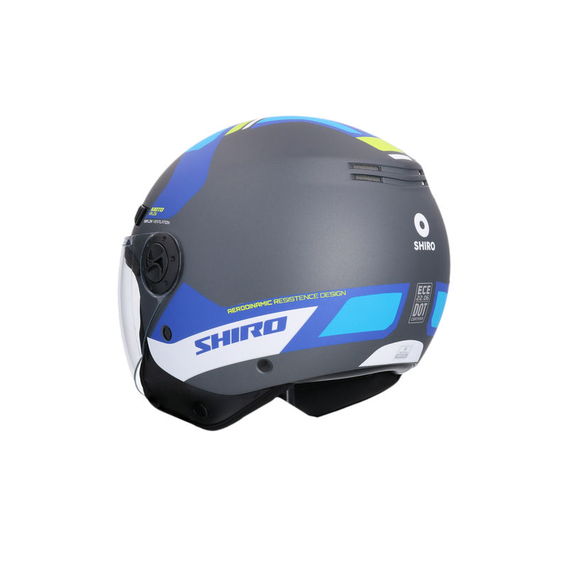 CASCO SHIRO KIOTO KALOS TITANIUM BLUE