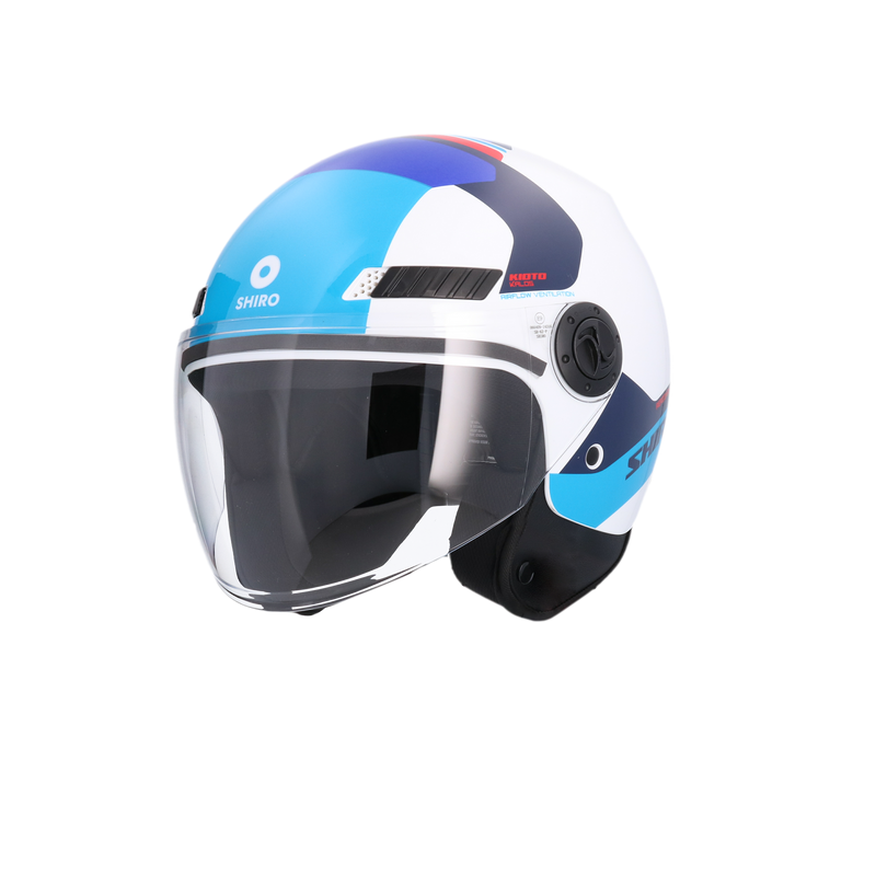 CASCO SHIRO KIOTO KALOS WHITE/BLUE