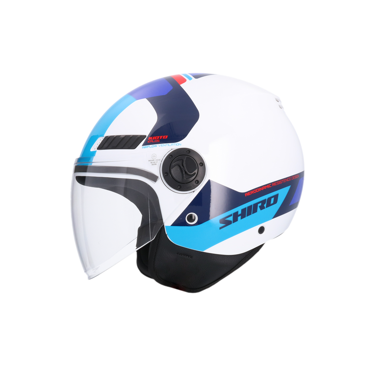 CASCO SHIRO KIOTO KALOS WHITE/BLUE