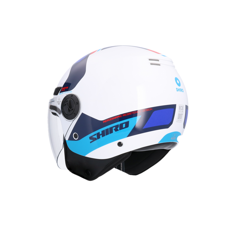 CASCO SHIRO KIOTO KALOS WHITE/BLUE