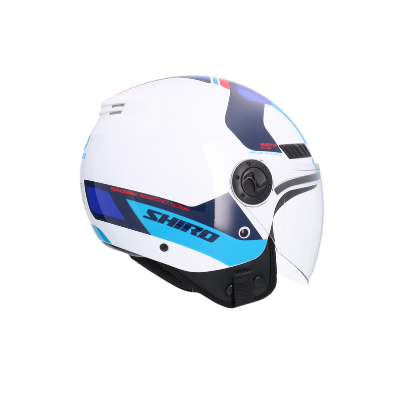 CASCO SHIRO KIOTO KALOS WHITE/BLUE