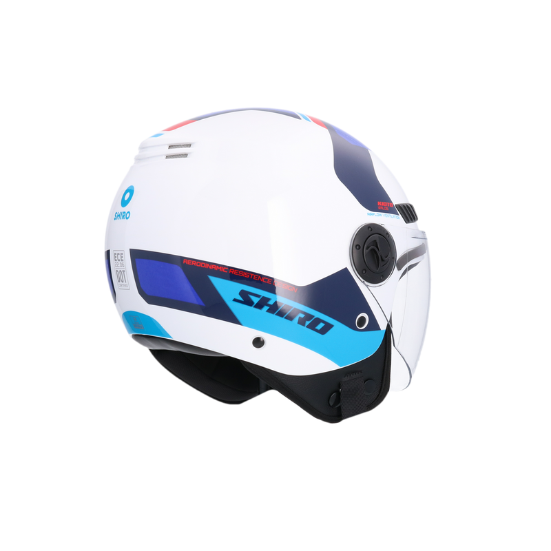 CASCO SHIRO KIOTO KALOS WHITE/BLUE