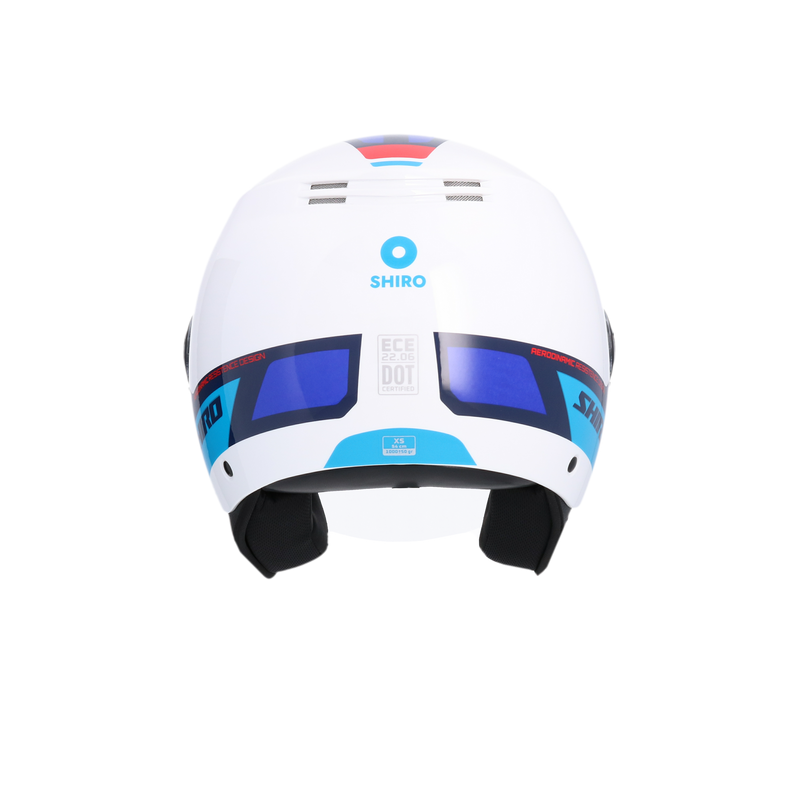 CASCO SHIRO KIOTO KALOS WHITE/BLUE