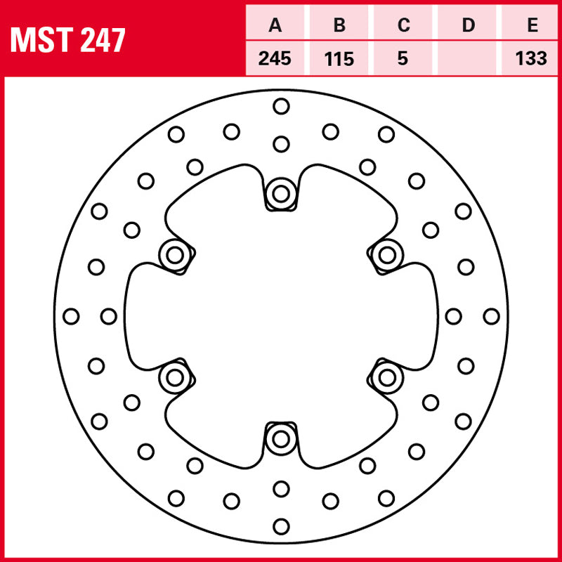 DISCO DE FRENO TRW MST 247