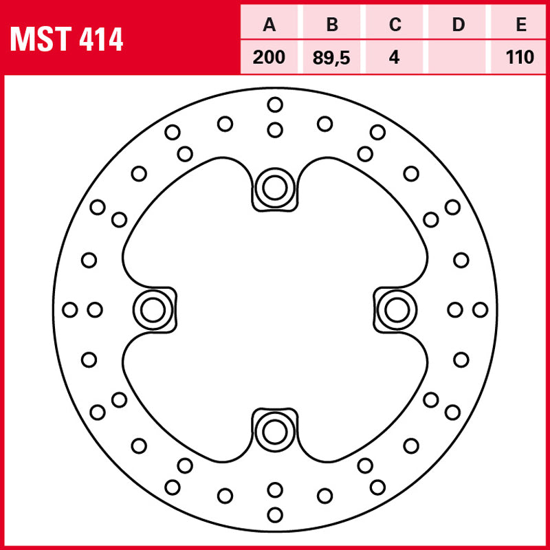 DISCO DE FRENO TRW MST 414