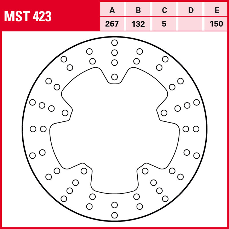 DISCO DE FRENO TRW MST 423