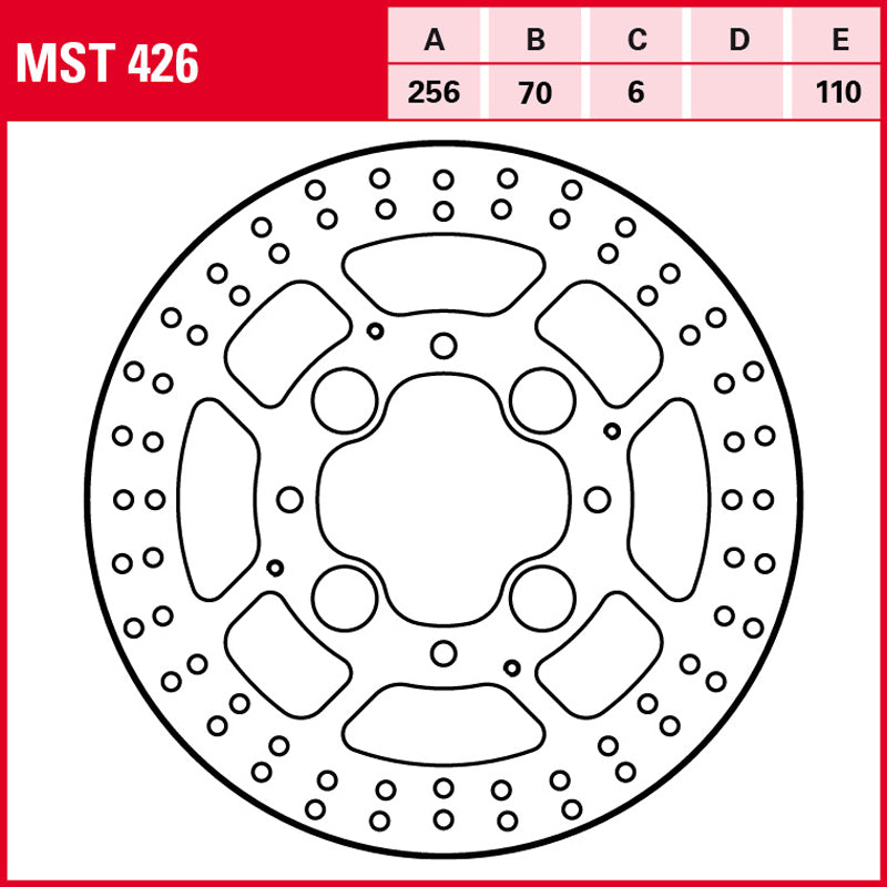DISCO DE FRENO TRW MST 426