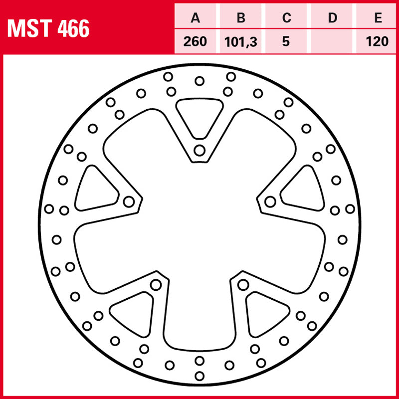 DISCO DE FRENO TRW MST 466
