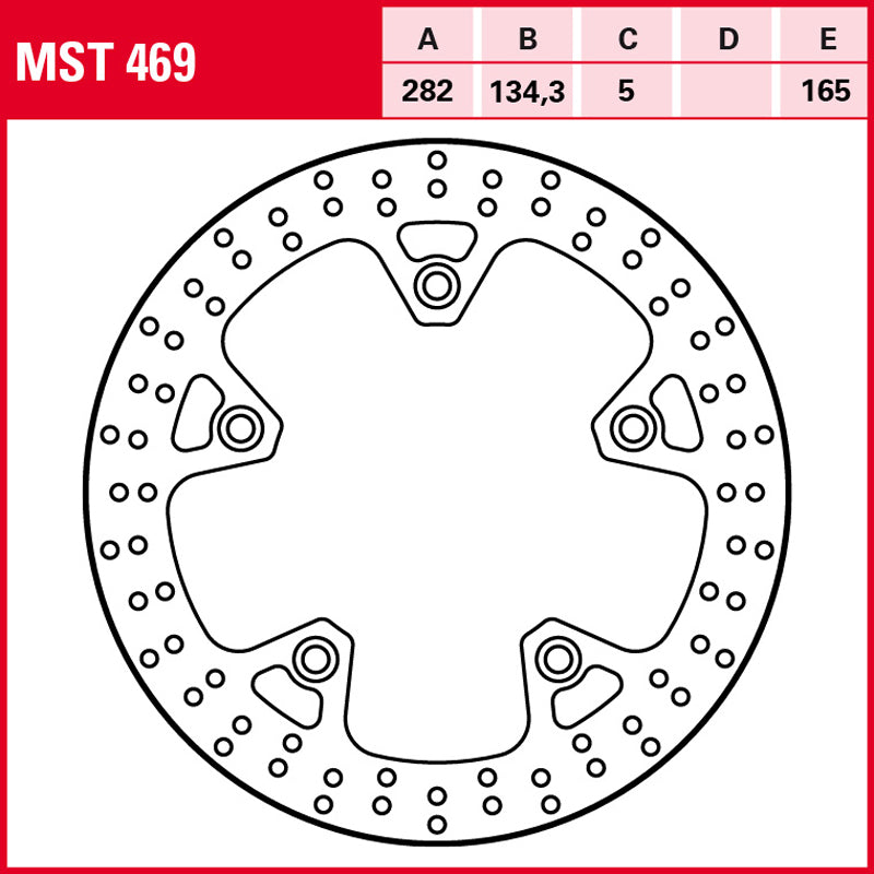 DISCO DE FRENO TRW MST 469