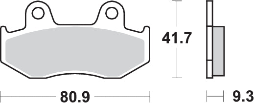 PASTILLA DE FRENO SBS P125-HF