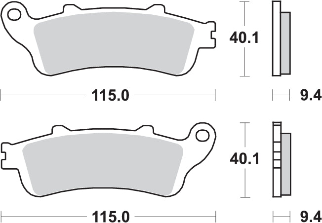 PASTILLA DE FRENO SBS P147-HF