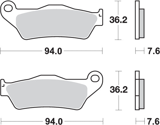 PASTILLA DE FRENO SBS P151-MS