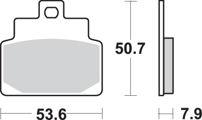 PASTILLA DE FRENO SBS P153-HF