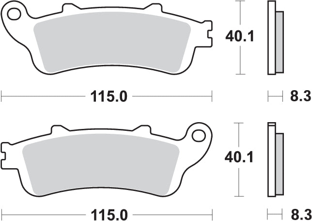 PASTILLA DE FRENO SBS P156-MS