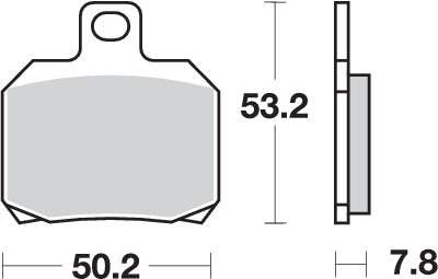 PASTILLA DE FRENO SBS P157-HF