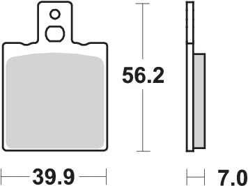 PASTILLA DE FRENO SBS P164-HF