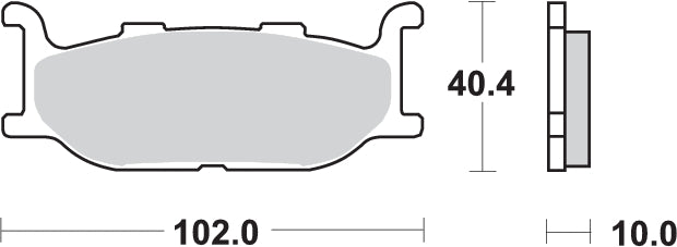 PASTILLA DE FRENO SBS P170-HF