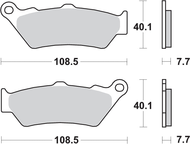 PASTILLA DE FRENO SBS P176-HF