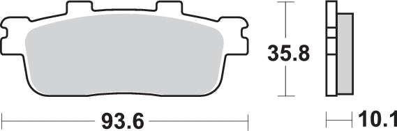 PASTILLA DE FRENO SBS P201-HF