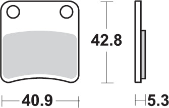 PASTILLA DE FRENO SBS P209-HF