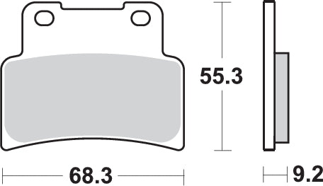 PASTILLA DE FRENO SBS P214-HF