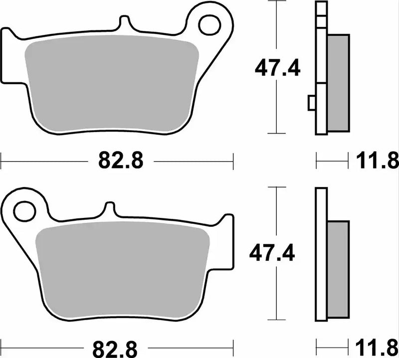 PASTILLA DE FRENO SBS P218-HF