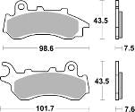 PASTILLA DE FRENO SBS P233-HF