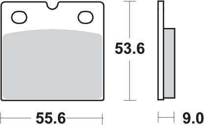 PASTILLA DE FRENO SBS P506-DS2