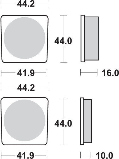 PASTILLA DE FRENO SBS P531-HF