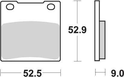 PASTILLA DE FRENO SBS P555-RQ