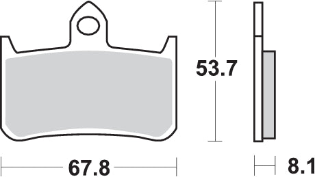 PASTILLA DE FRENO SBS P622-DC