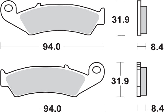 PASTILLA DE FRENO SBS P623-LS