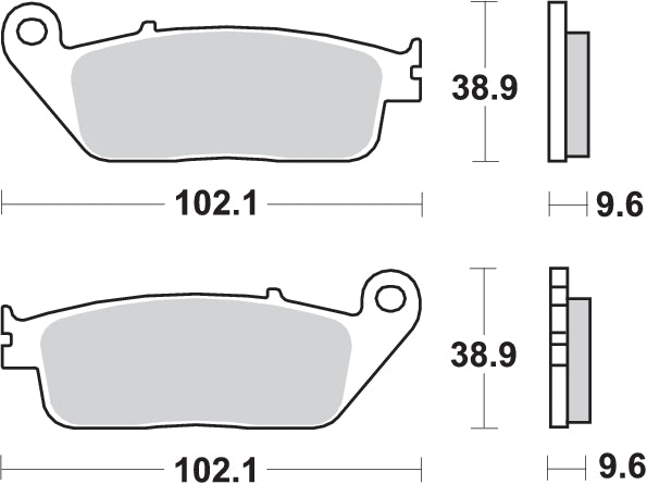 PASTILLA DE FRENO SBS P630-HF