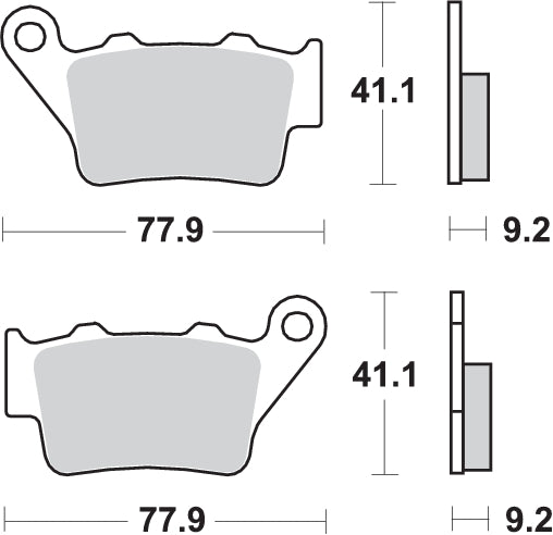 PASTILLA DE FRENO SBS P675-HF