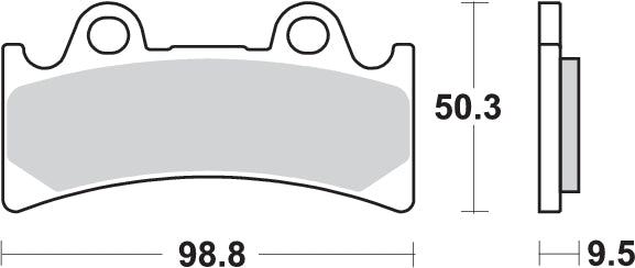 PASTILLA DE FRENO SBS P683-HF