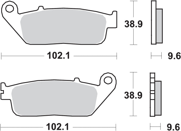 PASTILLA DE FRENO SBS P700-RST