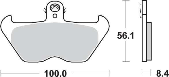 PASTILLA DE FRENO SBS P703-HS